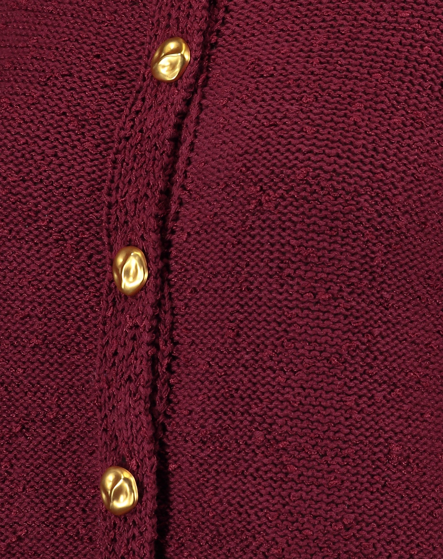 CARDIGAN TRICOT COM BOTÕES - VERMELHO